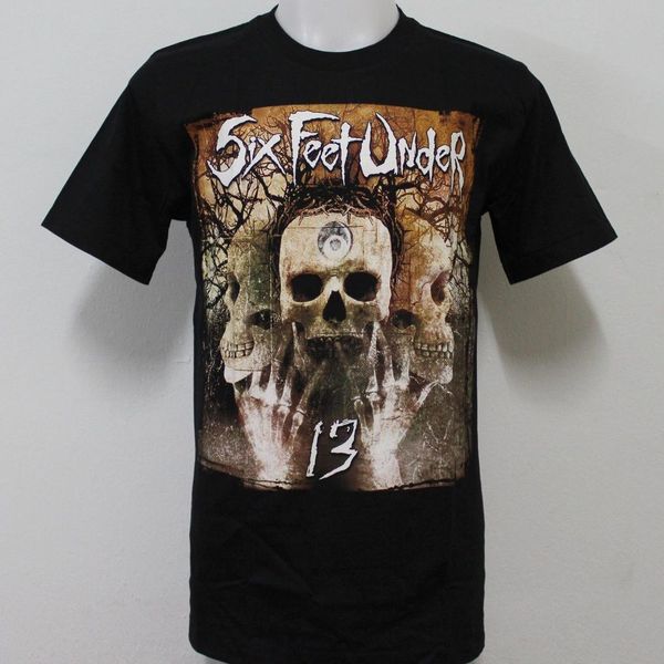 six feet under 13 t shirt 100% cotton new size s m xl 2xl 3xl short sleeve summer style, White;black
six feet under 13 t shirt 100% cotton new size s m xl 2xl 3xl short sleeve summer style, White;black
