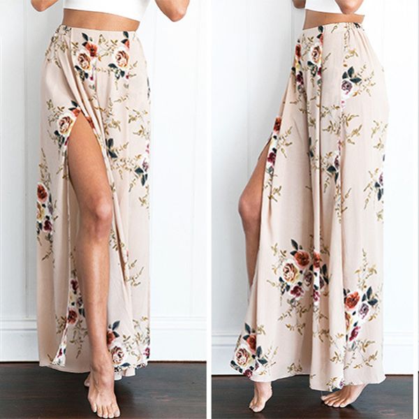print wide leg pants women summer elastic loose pants women floral printed side opening ladies beach 2020 white black 0045, Black;white
print wide leg pants women summer elastic loose pants women floral printed side opening ladies beach 2020 white black 0045, Black;white