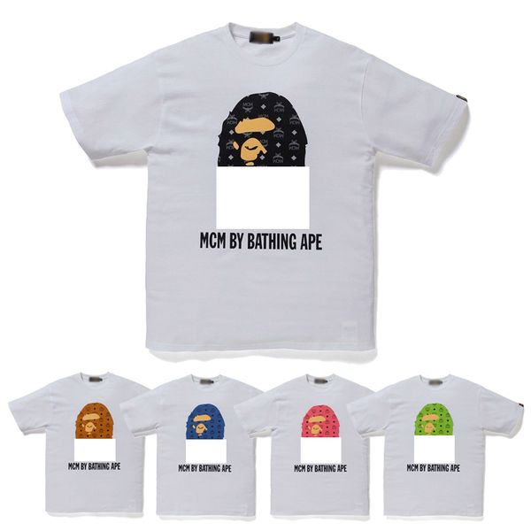 20ss men and women summer ape printed t shirts white 5 colors ape pattern tees short sleeved cotton shirt male summer, White;black
20ss men and women summer ape printed t shirts white 5 colors ape pattern tees short sleeved cotton shirt male summer, White;black