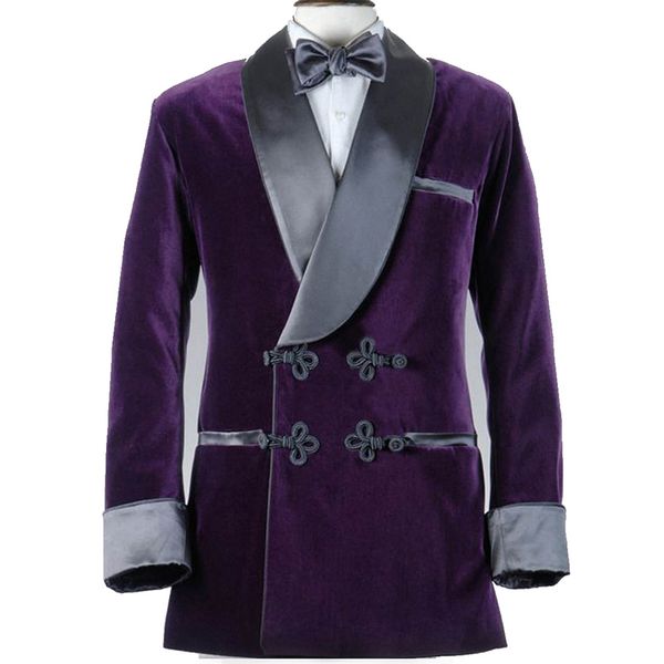 men smoking suit jacket velvet groom tuxedos slim groom suit party double breasted winter shawl lapel blazer only 1* jacket, White;black
men smoking suit jacket velvet groom tuxedos slim groom suit party double breasted winter shawl lapel blazer only 1* jacket, White;black