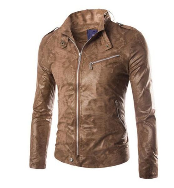 new motorcycle jackets men vintage retro pu leather jacket windproof biker classical stand collar slim fit moto jacket
new motorcycle jackets men vintage retro pu leather jacket windproof biker classical stand collar slim fit moto jacket