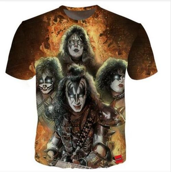 new fashion kiss band o neck t-shirt large size leisure 3d printing personality loose fitness workout tee shirts db028, White;black
new fashion kiss band o neck t-shirt large size leisure 3d printing personality loose fitness workout tee shirts db028, White;black