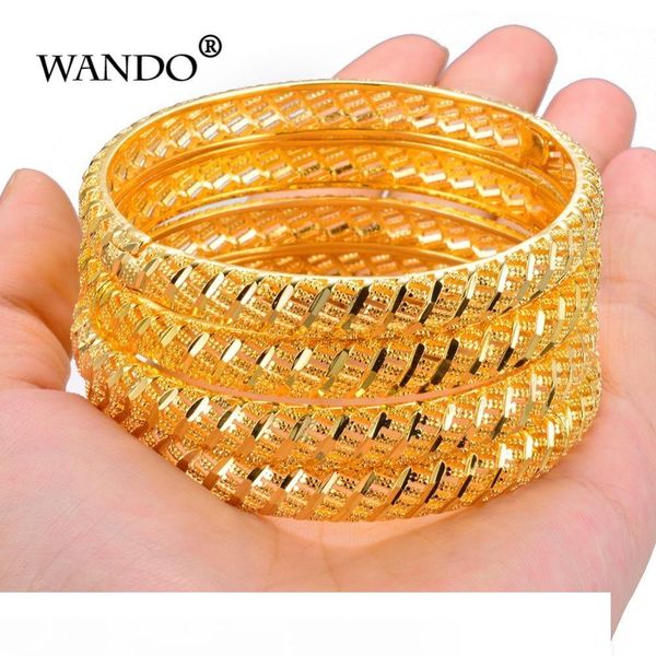 wando 4pcs gold color wedding bangles for women bride bracelets ethiopian france african dubai jewelry a:closed (b:open mx190727, Black
wando 4pcs gold color wedding bangles for women bride bracelets ethiopian france african dubai jewelry a:closed (b:open mx190727, Black