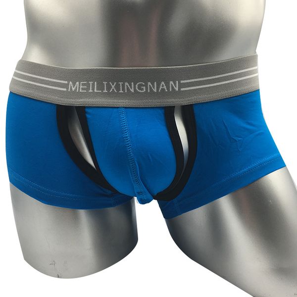 mens crotchless boxer shorts men open crotch underwear removable pouch low waist cuecas boxershort male panties, Black;white
mens crotchless boxer shorts men open crotch underwear removable pouch low waist cuecas boxershort male panties, Black;white