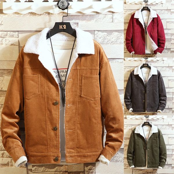 casual brand male clothing men parkas winter style pure corduroy thickened thermal coat fashion retro style coat chaqueta hombre, Black
casual brand male clothing men parkas winter style pure corduroy thickened thermal coat fashion retro style coat chaqueta hombre, Black