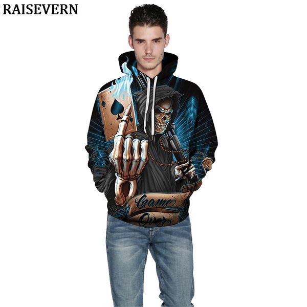 2019 skull poker 3d hoodies sweatshirt men women outwear pullover jumper hooded tracksuits men streetwear tracksuits unisex, Black
2019 skull poker 3d hoodies sweatshirt men women outwear pullover jumper hooded tracksuits men streetwear tracksuits unisex, Black