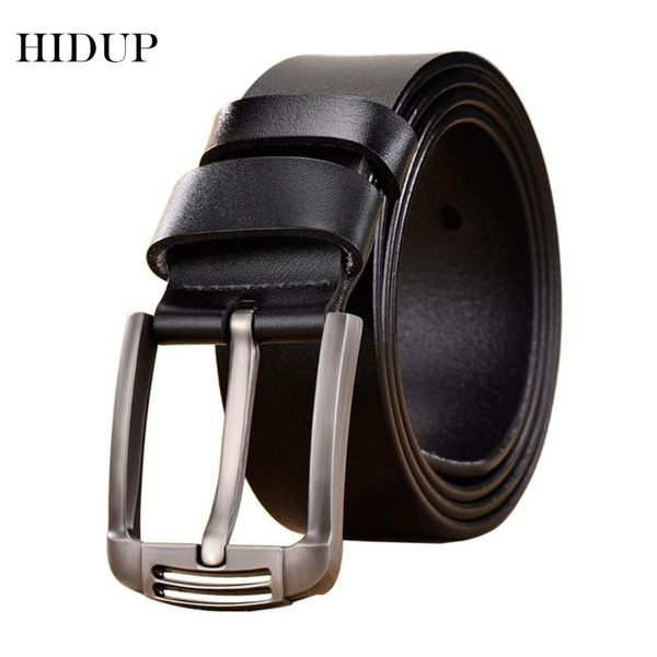 hidup men's retro style design pin buckle metal belt genuine leather belts men 3.8cm width jean accessories nwj567, Black;brown
hidup men's retro style design pin buckle metal belt genuine leather belts men 3.8cm width jean accessories nwj567, Black;brown