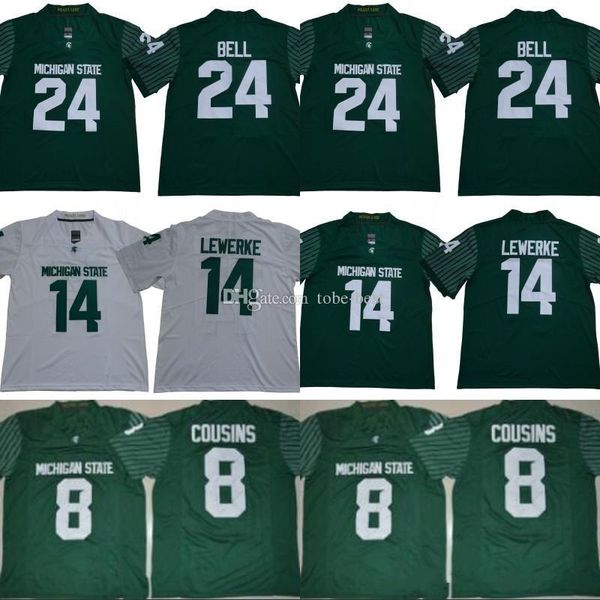 men michigan state spartans jerseys 14 brian lewerke 24 le'veon bell 8 kirk cousin 40 max bullough green white stitched college footbal, Black
men michigan state spartans jerseys 14 brian lewerke 24 le'veon bell 8 kirk cousin 40 max bullough green white stitched college footbal, Black