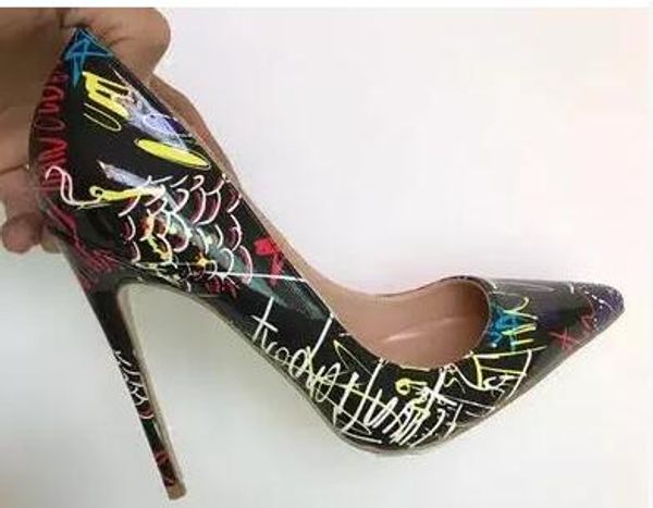 HOT lBottom Specia Graffiti Colorful Women Pumps Sexy Stiletto high heels Spring Wedding Party Women Shoes sapato feminino
HOT lBottom Specia Graffiti Colorful Women Pumps Sexy Stiletto high heels Spring Wedding Party Women Shoes sapato feminino