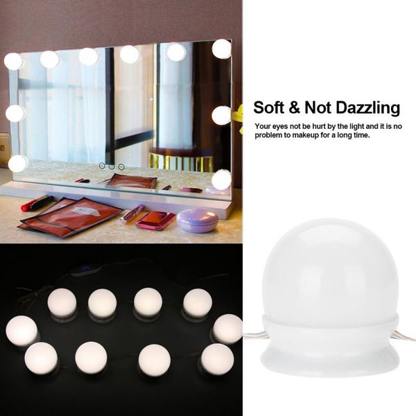10 led light bulbs lamp vanity makeup mirror 3colors brightness dimmable bulb string hollywood style make up cosmetic mirror
10 led light bulbs lamp vanity makeup mirror 3colors brightness dimmable bulb string hollywood style make up cosmetic mirror