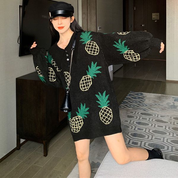 2019 new winter sweater women knitted sweater v-neck pineapple stitching winter clothes women korean fashion hot, White;black
2019 new winter sweater women knitted sweater v-neck pineapple stitching winter clothes women korean fashion hot, White;black