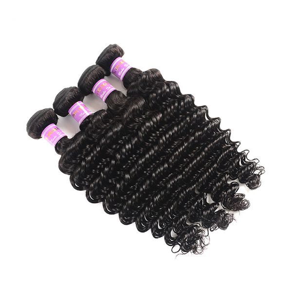 natural color deep wave brazilian virgin human hair weaves unprocessed hair wefts extensions 8-28 inch dhl free, Black
natural color deep wave brazilian virgin human hair weaves unprocessed hair wefts extensions 8-28 inch dhl free, Black