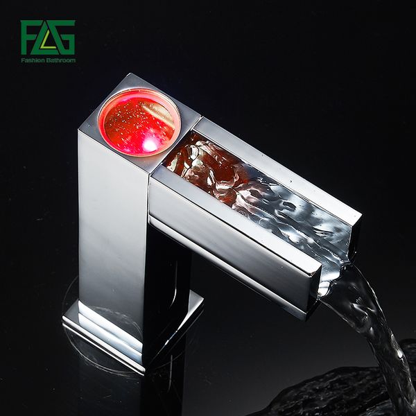automatic led sensor faucet waterfall copper 3 colour change basin sensor mixer taps for washbasin bathroom
automatic led sensor faucet waterfall copper 3 colour change basin sensor mixer taps for washbasin bathroom