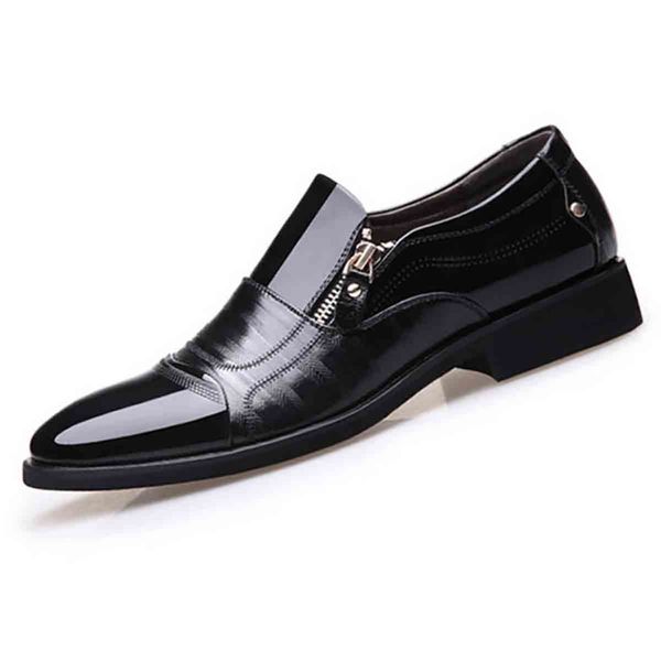 38-48 yards pointed mirror smooth business simple texture new men's business shoes pointed head dress men's shoes large size, Black
38-48 yards pointed mirror smooth business simple texture new men's business shoes pointed head dress men's shoes large size, Black