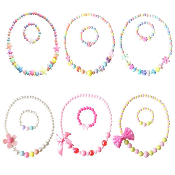 beaded necklace and beads bracelet for kids, 2sets, little girls jewelry sets, favors bags for girls (big beads, Red;brown
beaded necklace and beads bracelet for kids, 2sets, little girls jewelry sets, favors bags for girls (big beads, Red;brown
