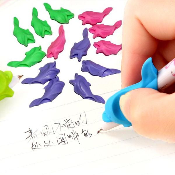 10pcs/set pen pencil grip holder writing posture corrector children random color, Black;red
10pcs/set pen pencil grip holder writing posture corrector children random color, Black;red