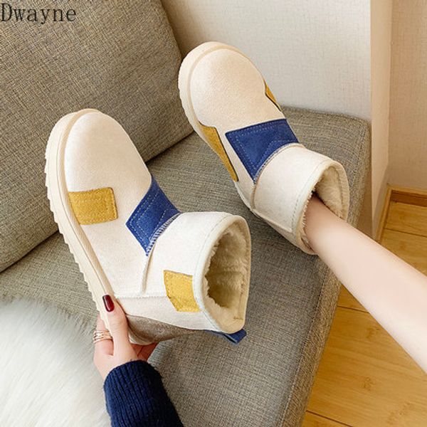 snow boots female short tube 2020 autumn new fashion korean version of wild plus velvet anti-slip color cotton boots, Black
snow boots female short tube 2020 autumn new fashion korean version of wild plus velvet anti-slip color cotton boots, Black