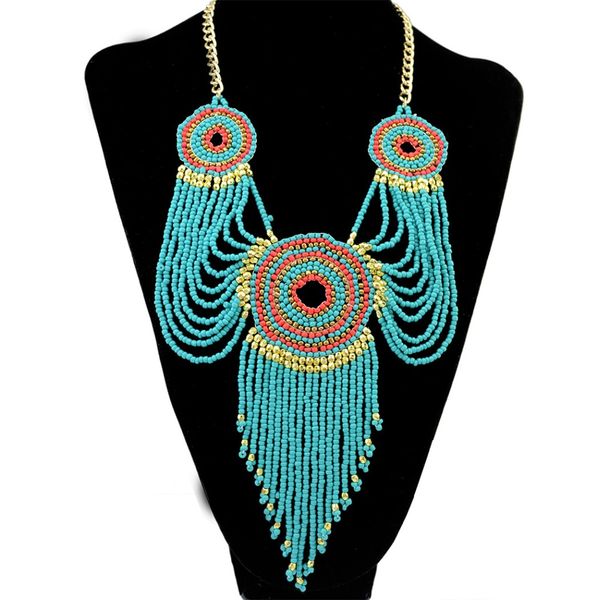 boho style jewelry beaded long necklace women resin bead tassels pendant collares statement african egypt party necklaces, Silver
boho style jewelry beaded long necklace women resin bead tassels pendant collares statement african egypt party necklaces, Silver