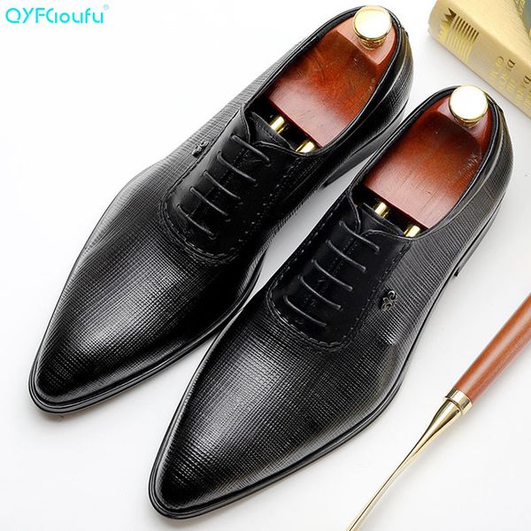 qyfcioufu 2019 brand classic genuine leather men whole cut plain oxford lace up wedding party man pointed toe dress shoes, Black
qyfcioufu 2019 brand classic genuine leather men whole cut plain oxford lace up wedding party man pointed toe dress shoes, Black