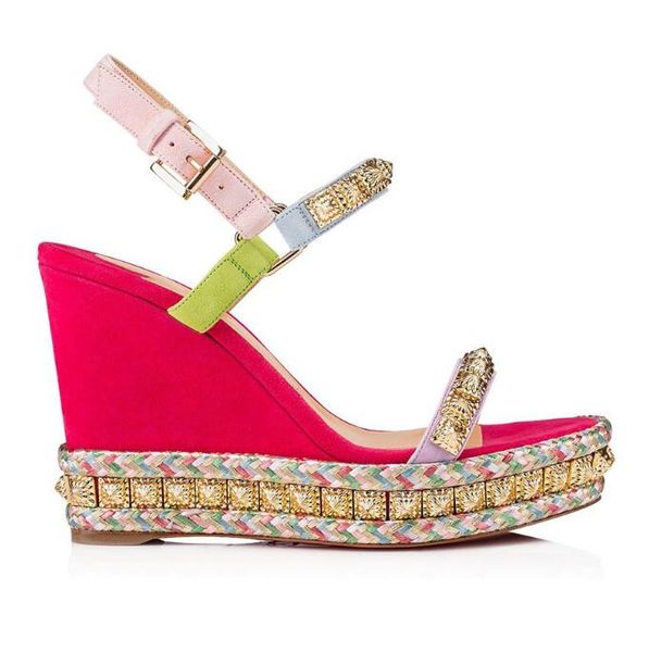 famous wedge women sandals luxury red bottom shoes pyradiams espadrille wedges ladies high heels gladiator sandals wedding party dress, Black
famous wedge women sandals luxury red bottom shoes pyradiams espadrille wedges ladies high heels gladiator sandals wedding party dress, Black