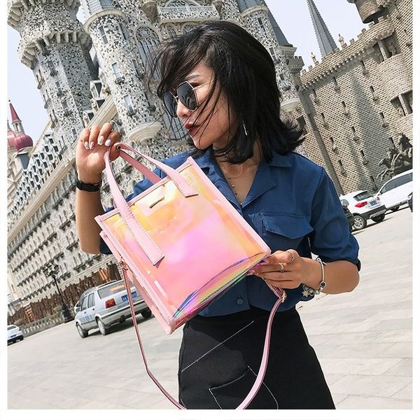 2020 new style laser bag transparent hand different size bags crossbody bag women's
2020 new style laser bag transparent hand different size bags crossbody bag women's