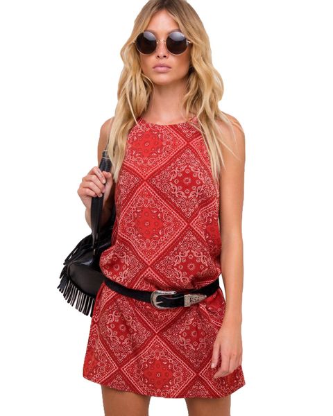 vintage women slip dress plaid ethnic print spaghetti strap summer beach dress sleeveless loose chic mini sundress red vestidos, Black;gray
vintage women slip dress plaid ethnic print spaghetti strap summer beach dress sleeveless loose chic mini sundress red vestidos, Black;gray