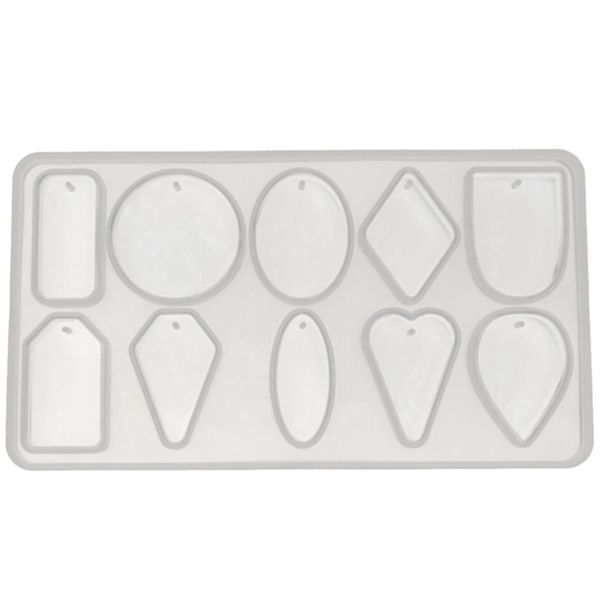 geometry pendant jewelry casting resin silicone with holes for concrete plaster resin polymer clay, 10-cavity
geometry pendant jewelry casting resin silicone with holes for concrete plaster resin polymer clay, 10-cavity