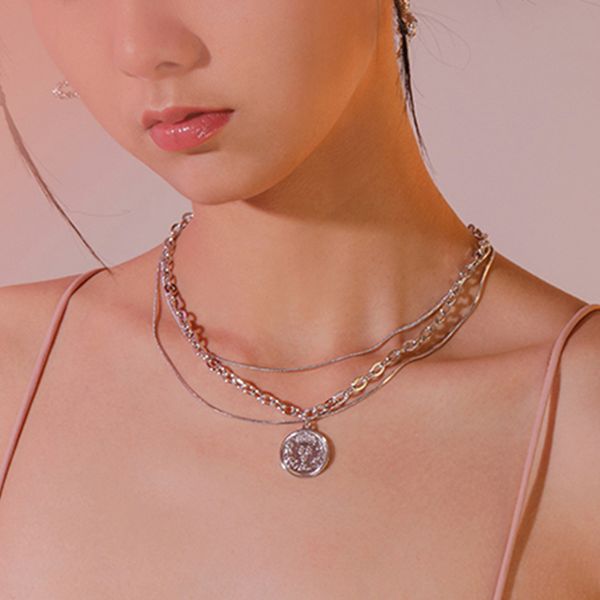 mwm vintage multi layered necklace for women bohemian coin star moon geometric chain round pendant necklace collar jewelry, Golden;silver
mwm vintage multi layered necklace for women bohemian coin star moon geometric chain round pendant necklace collar jewelry, Golden;silver