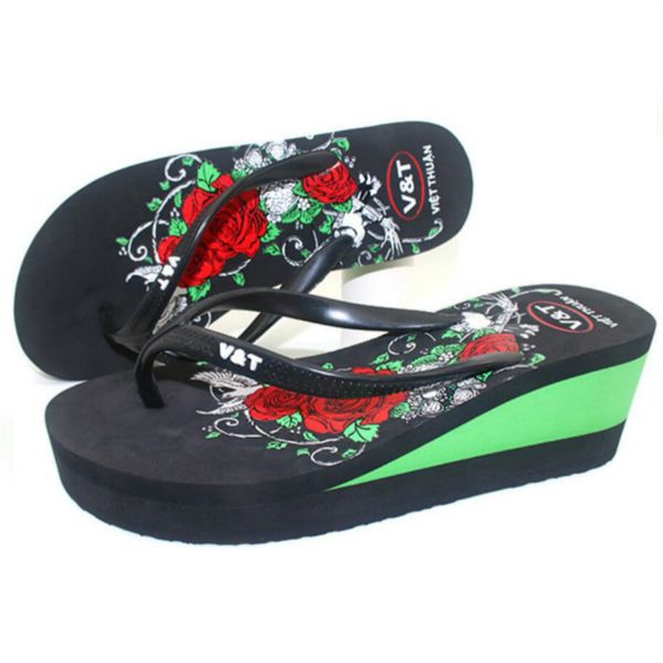 2020 summer eva wedges beach slippers out wear seaside women flip flop comfor resistant fashion platform casual summer shoes, Black
2020 summer eva wedges beach slippers out wear seaside women flip flop comfor resistant fashion platform casual summer shoes, Black