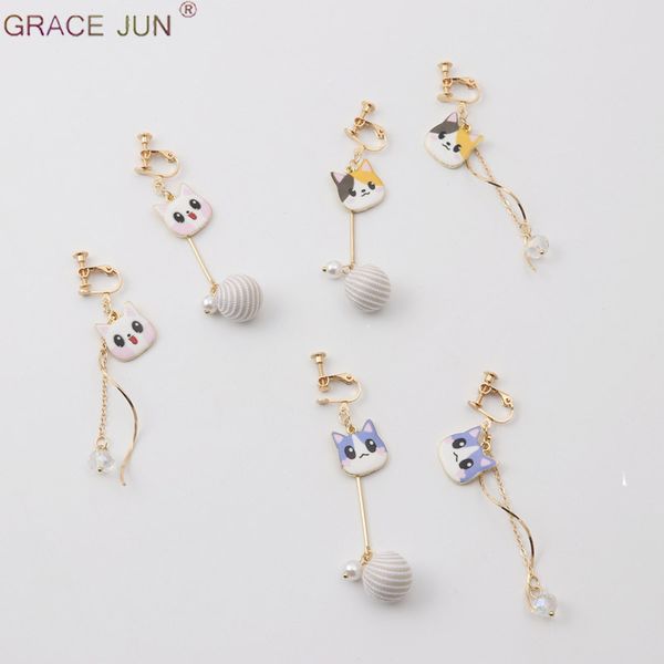 korean temperament personality pearl crystal asymmetrical clip earrings for female ball pendant tassel without pierced earrings, Silver
korean temperament personality pearl crystal asymmetrical clip earrings for female ball pendant tassel without pierced earrings, Silver