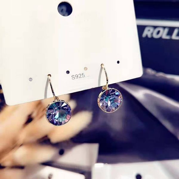 11.11 fashion bella pendientes cristal austriaco for women wedding party jewellery new round dangle earings girls accessory gift, Silver
11.11 fashion bella pendientes cristal austriaco for women wedding party jewellery new round dangle earings girls accessory gift, Silver