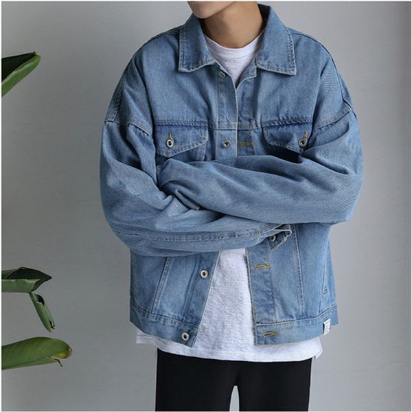 spring and autumn 2020 fashion denim harajuku korean loose men's bf style handsome wild denim jacket coat student couple coat, Black;brown
spring and autumn 2020 fashion denim harajuku korean loose men's bf style handsome wild denim jacket coat student couple coat, Black;brown