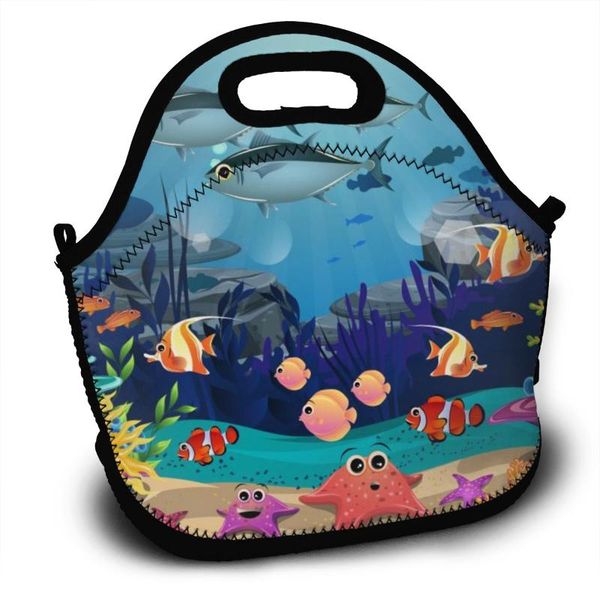 2020 new lunch bag underwater life marine life fish algae and coral reefs insulation cold thermal convenient leisure bag, Blue;pink
2020 new lunch bag underwater life marine life fish algae and coral reefs insulation cold thermal convenient leisure bag, Blue;pink