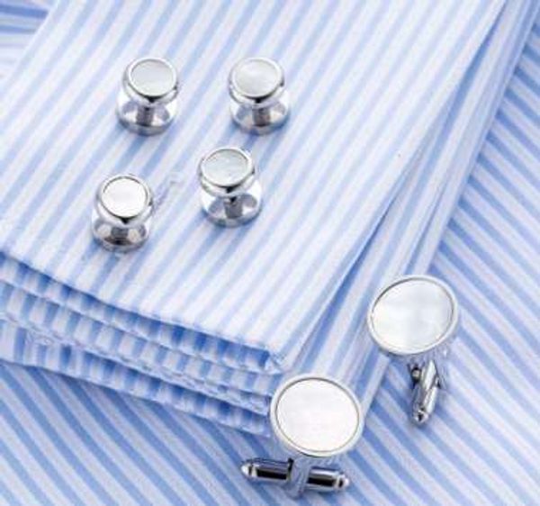 6pcs multi color tuxedo shirts cufflinks cuff studs set cuff link for men's shirt wedding jewelry, Silver 
6pcs multi color tuxedo shirts cufflinks cuff studs set cuff link for men's shirt wedding jewelry, Silver