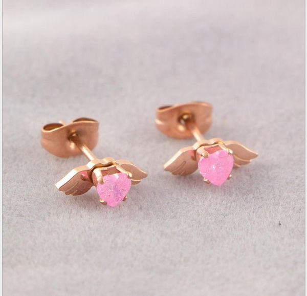 south korea's new type of powdered diamond single drill earrings fashion 18k rose gold titanium steel colorfast earrings, Golden;silver
south korea's new type of powdered diamond single drill earrings fashion 18k rose gold titanium steel colorfast earrings, Golden;silver