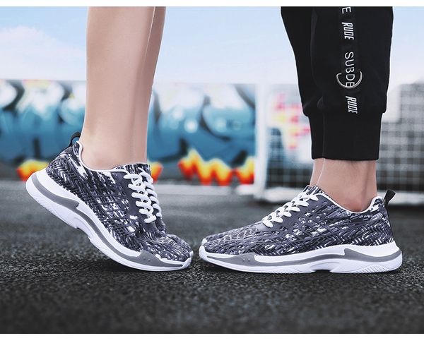 2019 new fashion breathable sports shoes women's shoes korean edition fashion camouflage mesh leisure shoes men's sneakers 820k2, Black
2019 new fashion breathable sports shoes women's shoes korean edition fashion camouflage mesh leisure shoes men's sneakers 820k2, Black