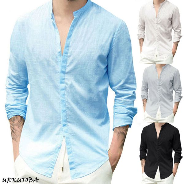new mens linen long sleeve summer solid shirts casual loose dress soft tee uk, White;black
new mens linen long sleeve summer solid shirts casual loose dress soft tee uk, White;black