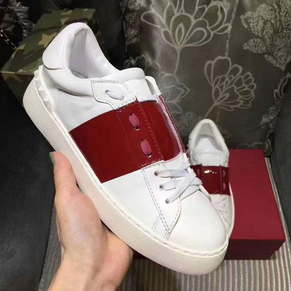 2019 new arrivel designer shoes white fashion mens women leather casual open low sports sneakers size 35-46 with box, Black
2019 new arrivel designer shoes white fashion mens women leather casual open low sports sneakers size 35-46 with box, Black