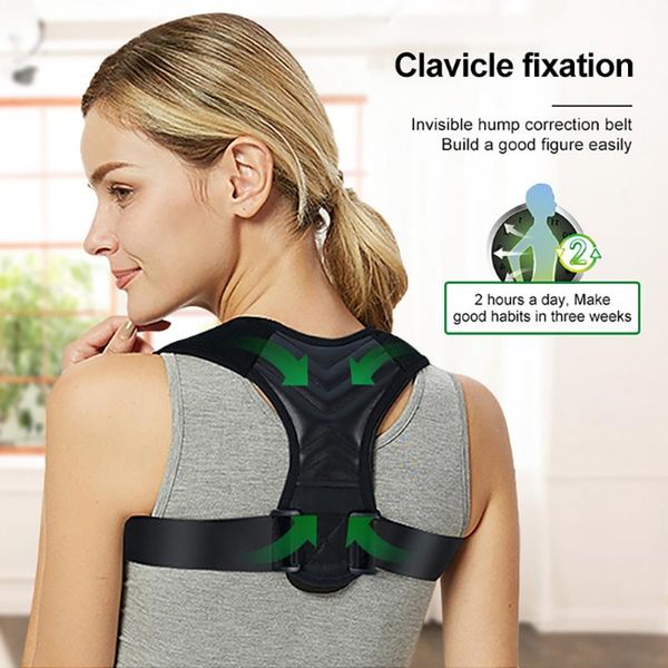 braces supports belt adjustable back corrector clavicle spine back shoulder lumbar brace support belt correction, Black;blue
braces supports belt adjustable back corrector clavicle spine back shoulder lumbar brace support belt correction, Black;blue