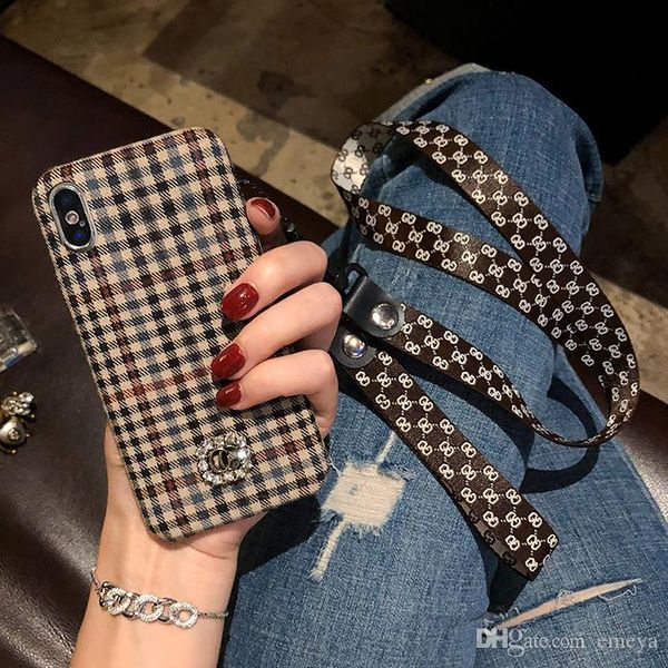 luxury designer warm flannel plaid cloth case for iphone 11 pro xs max xr x 6 7 8 plus simple plush fabric case with lanyard
luxury designer warm flannel plaid cloth case for iphone 11 pro xs max xr x 6 7 8 plus simple plush fabric case with lanyard