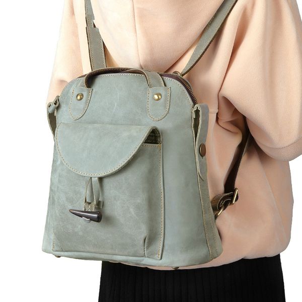 2020 new leather bag female bag korean fashion ladies shoulder first layer cowhide retro backpack
2020 new leather bag female bag korean fashion ladies shoulder first layer cowhide retro backpack