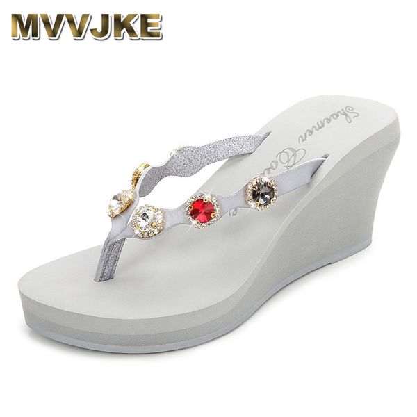 slippers mvvjkesummer shoes woman platform sandals women casual soft leather wedge thongs crystal flat, Black
slippers mvvjkesummer shoes woman platform sandals women casual soft leather wedge thongs crystal flat, Black