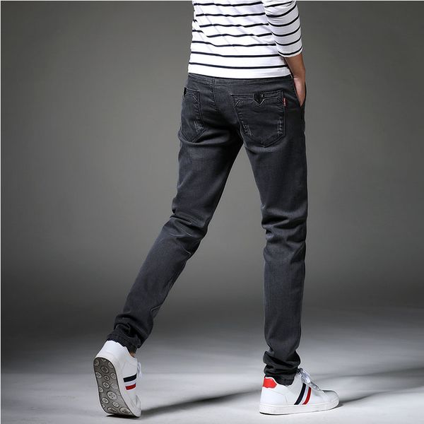 2019 summer new gray pants men's trend stretch slim men's jeans feet pants was thin wild fashion hole denim, Blue
2019 summer new gray pants men's trend stretch slim men's jeans feet pants was thin wild fashion hole denim, Blue