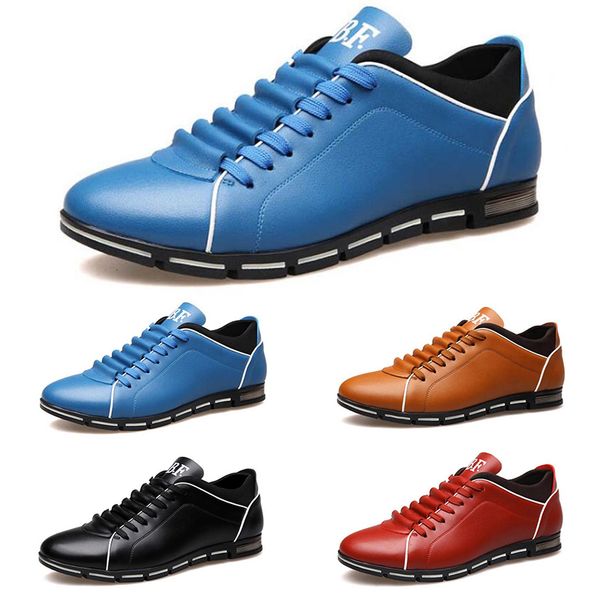 wholesale men casual leather shoes black red chestnut light blue fashion mens sneakers flat shoe outdoor walking size 40-45 #22
wholesale men casual leather shoes black red chestnut light blue fashion mens sneakers flat shoe outdoor walking size 40-45 #22