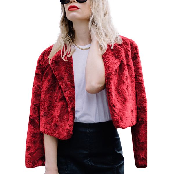 fashion autumn warm lapel neck long sleeves open front short fluffy coat women's jackets outwear cardigan fleece for winter overcoat, Black;brown
fashion autumn warm lapel neck long sleeves open front short fluffy coat women's jackets outwear cardigan fleece for winter overcoat, Black;brown