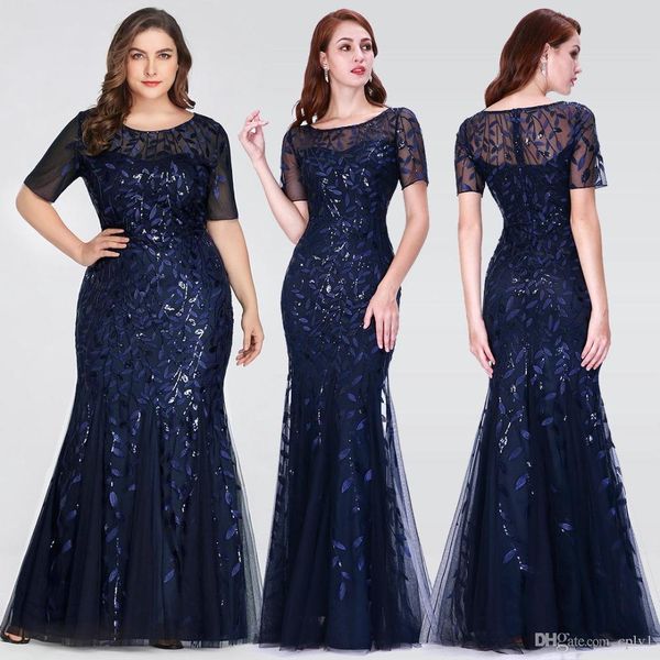 plus size saudi arabia prom dresses 2019 ever pretty ez07707 short sleeve lace appliques tulle mermaid long dress party gowns, Black
plus size saudi arabia prom dresses 2019 ever pretty ez07707 short sleeve lace appliques tulle mermaid long dress party gowns, Black