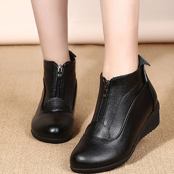 ankle boots for women casual mother boots girls autumn and winter dance shoes with soft bottom heel fashion shoes botas mujer, Black
ankle boots for women casual mother boots girls autumn and winter dance shoes with soft bottom heel fashion shoes botas mujer, Black