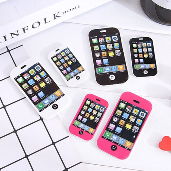 Iphone Mobile Phone Cute Kawaii Matches Eraser Lovely Colored Eraser For Kids Students Creative Item Gift