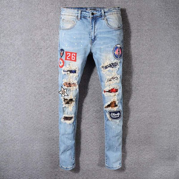new mens designer jeans hip hop zipper hole jeans suitable ripped biker denim pants white pour hommes ripped moto biker ing, Blue
new mens designer jeans hip hop zipper hole jeans suitable ripped biker denim pants white pour hommes ripped moto biker ing, Blue