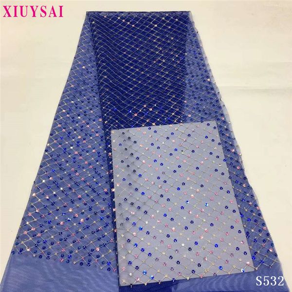 nigerian sequins lace fabrics 2020 blue nigerian lace fabrics embroidery african tulle french materials for women s532, Pink;blue
nigerian sequins lace fabrics 2020 blue nigerian lace fabrics embroidery african tulle french materials for women s532, Pink;blue